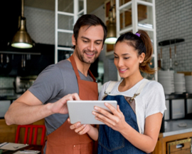 waiters using easyrestaurant