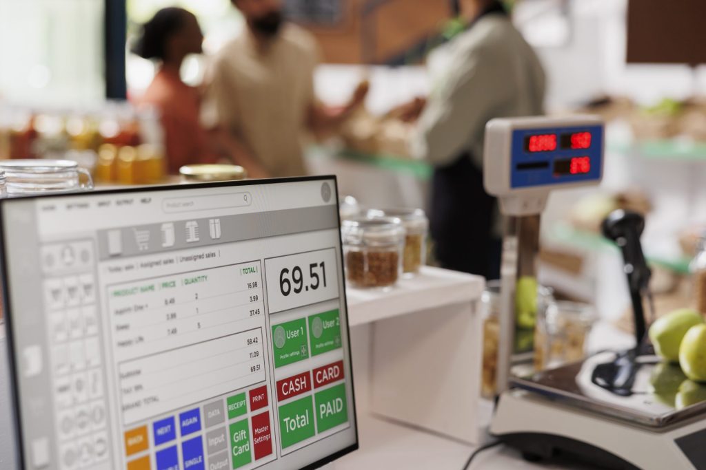 POS machine for cashier