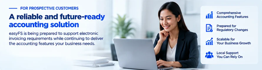 easyFS future-ready accounting solution for prospective customers